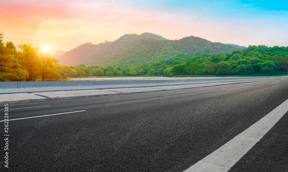 Road and Natural Landscape Landscape