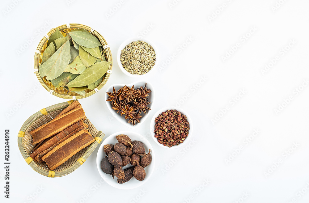 Chinese cooking ingredients and spices