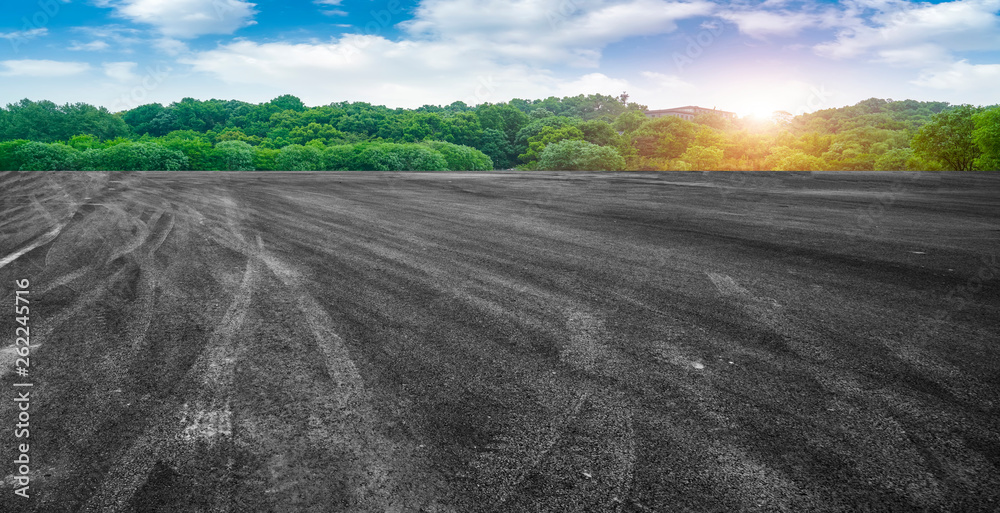 Road and Natural Landscape Landscape