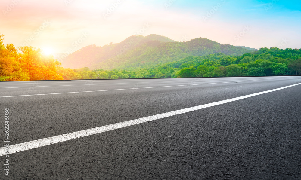 Road and Natural Landscape Landscape