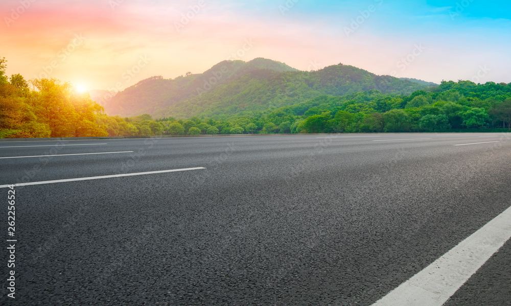 Road and Natural Landscape Landscape