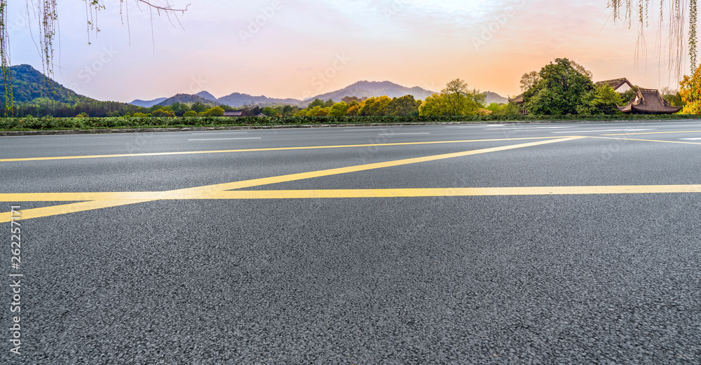 道路与自然景观景观