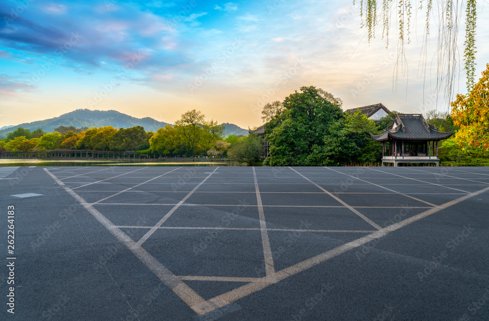 Road and Natural Landscape Landscape