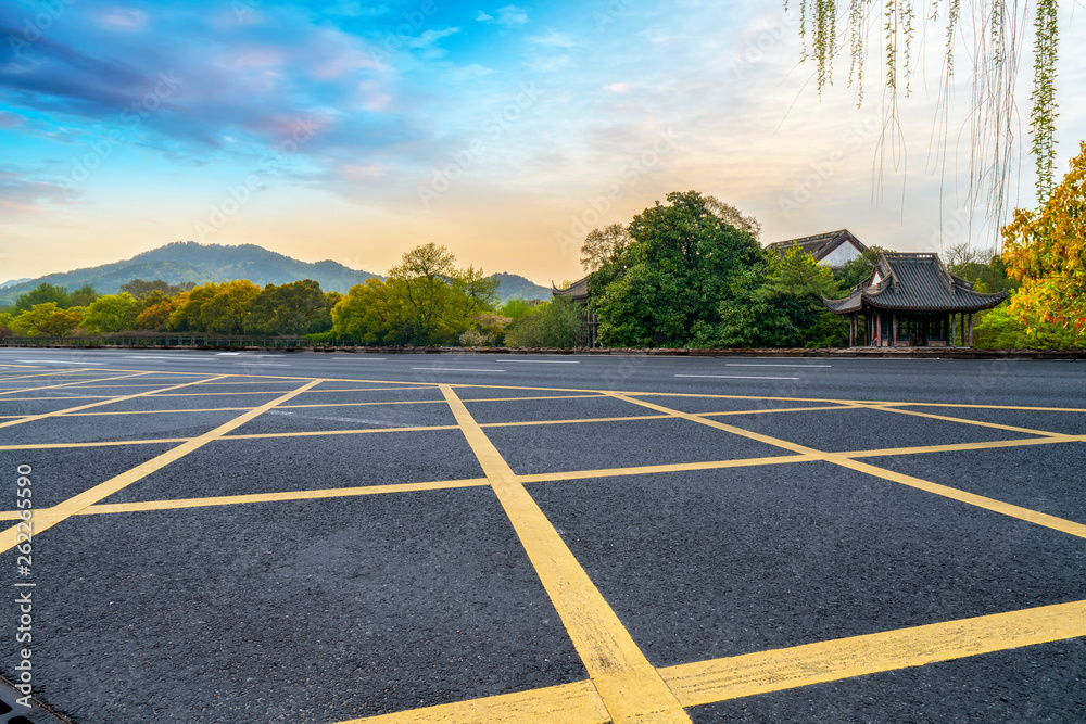 道路与自然景观景观