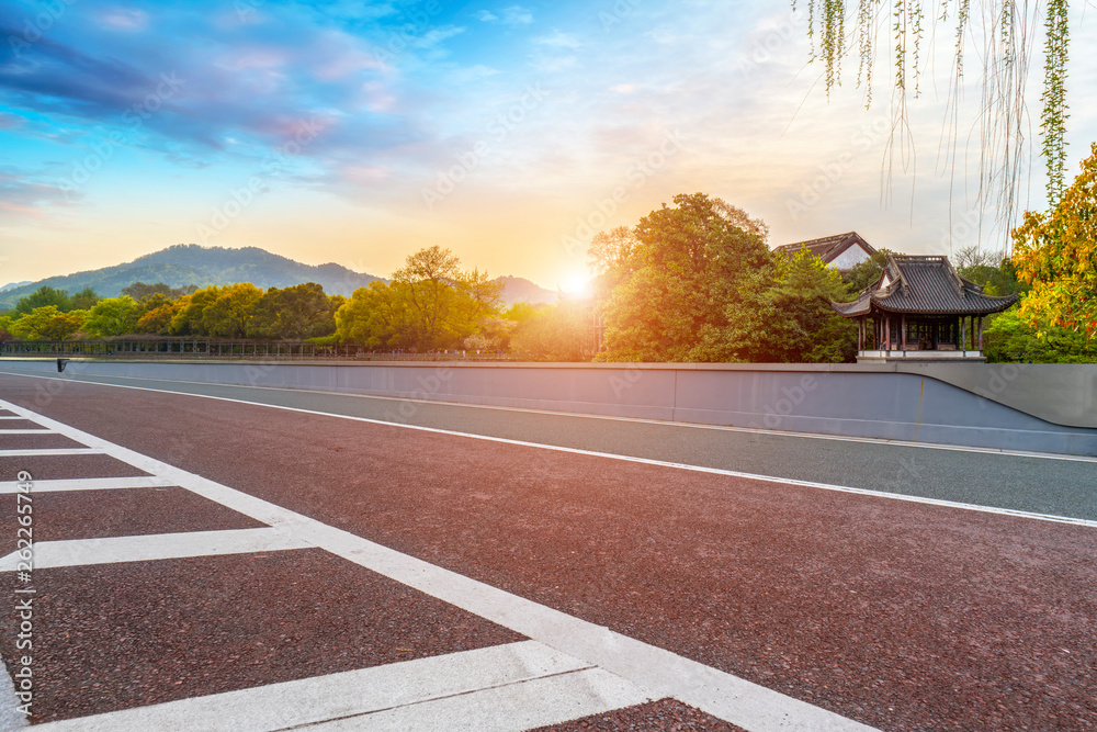 道路与自然景观景观