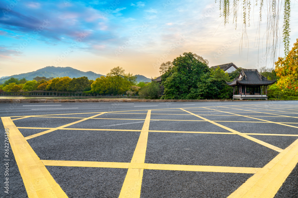 道路与自然景观景观