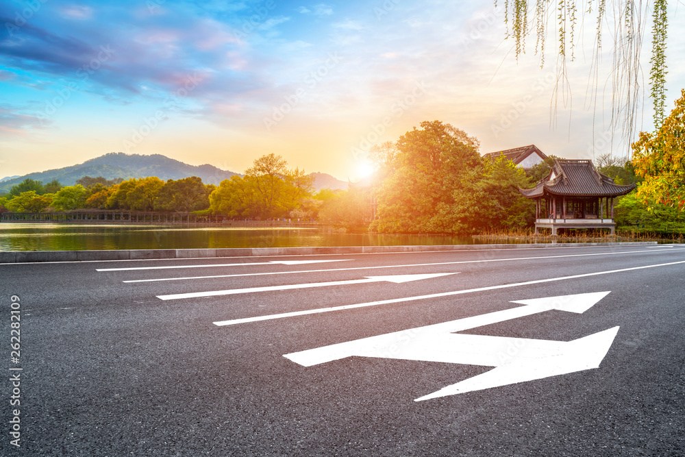 道路与自然景观景观