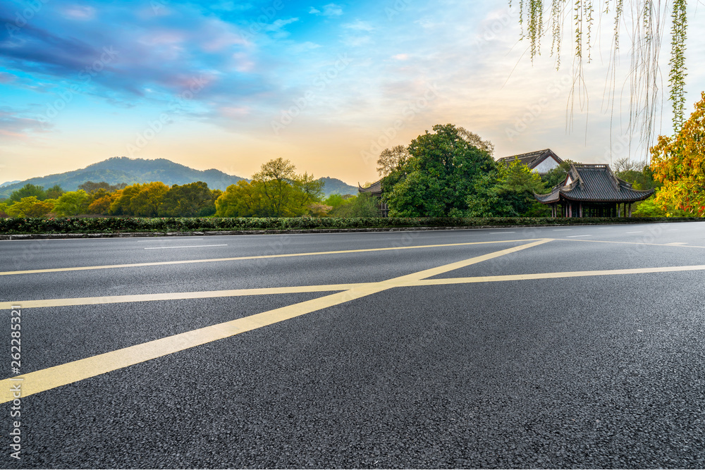 道路与自然景观景观