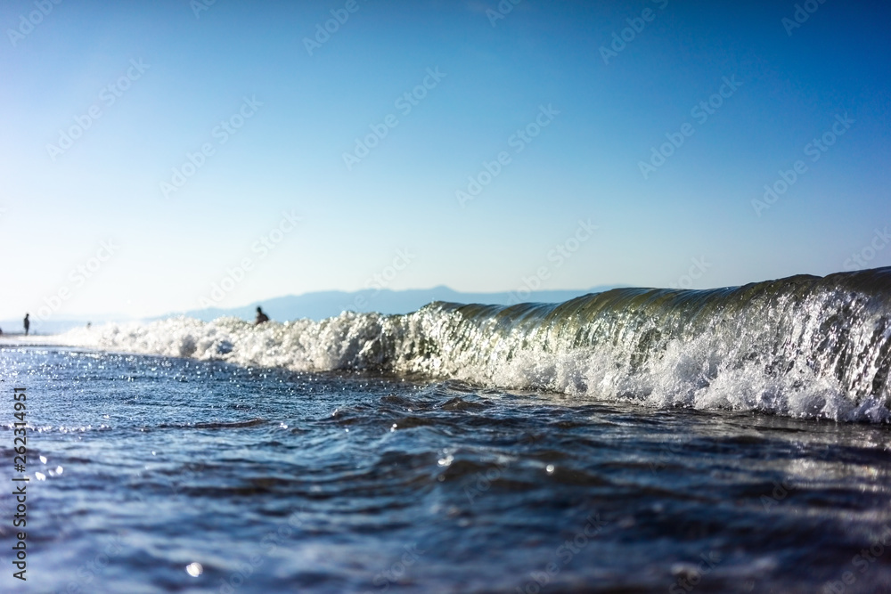  Waves on beach