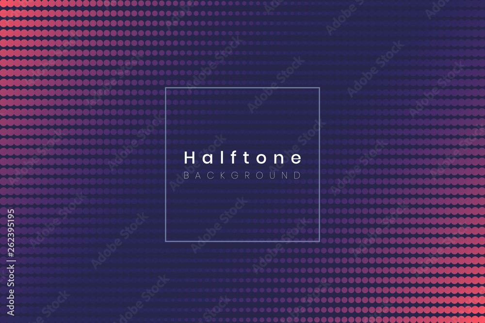 Halftone gradient background