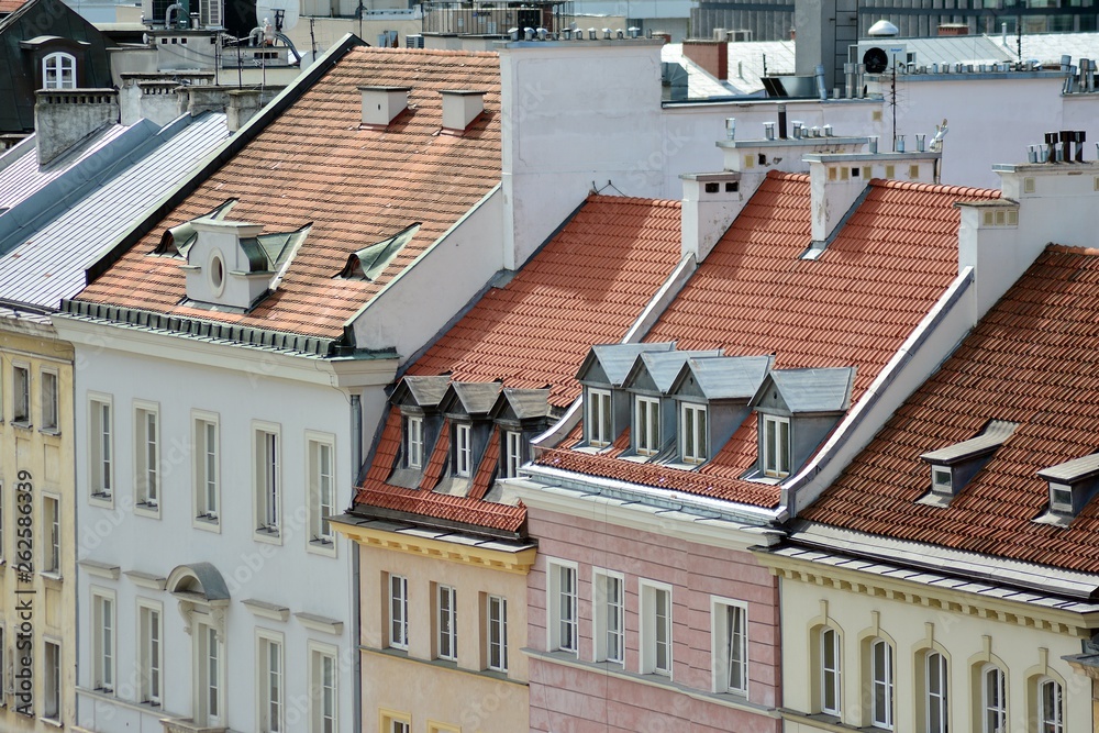 Aerial view of the old town