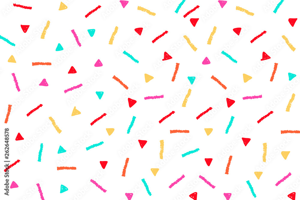 Bright playfully patterned background