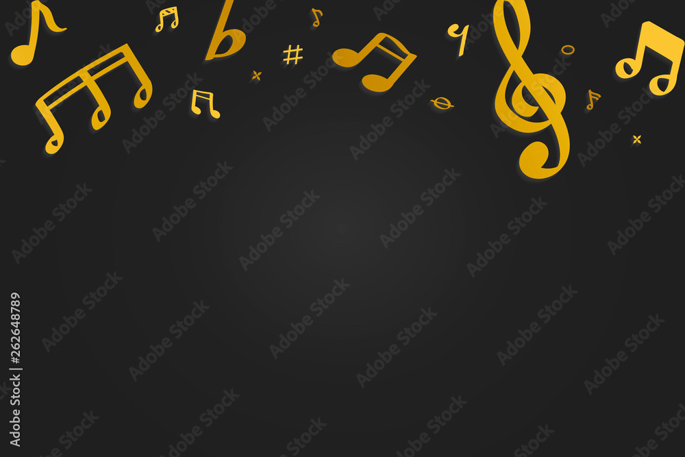 Musical notes background