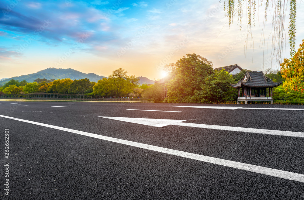 道路自然景观与景观景观……