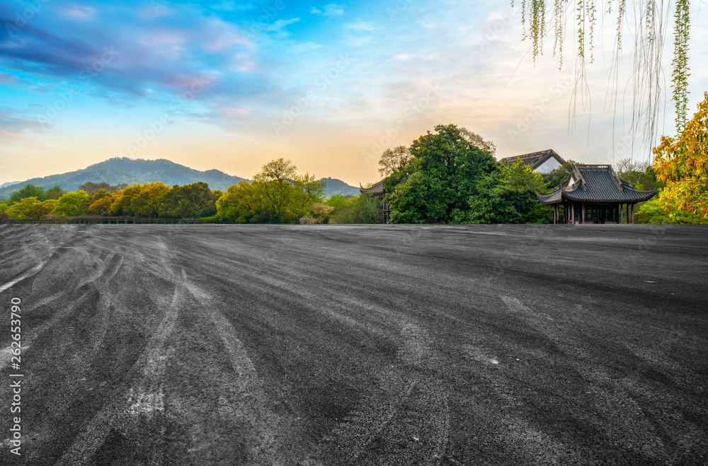 道路自然景观与景观景观……