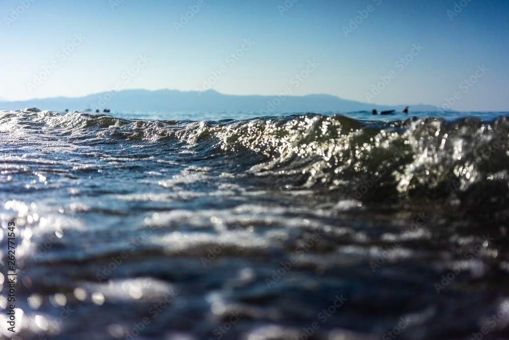  Waves on beach