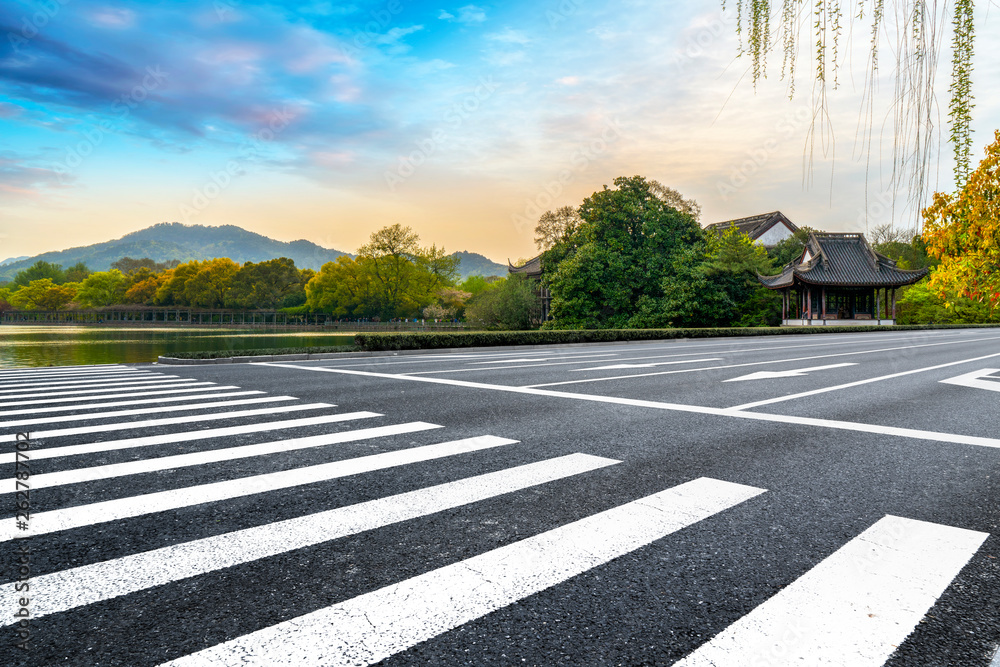 道路自然景观与景观景观……