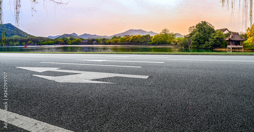 道路自然景观与景观景观……