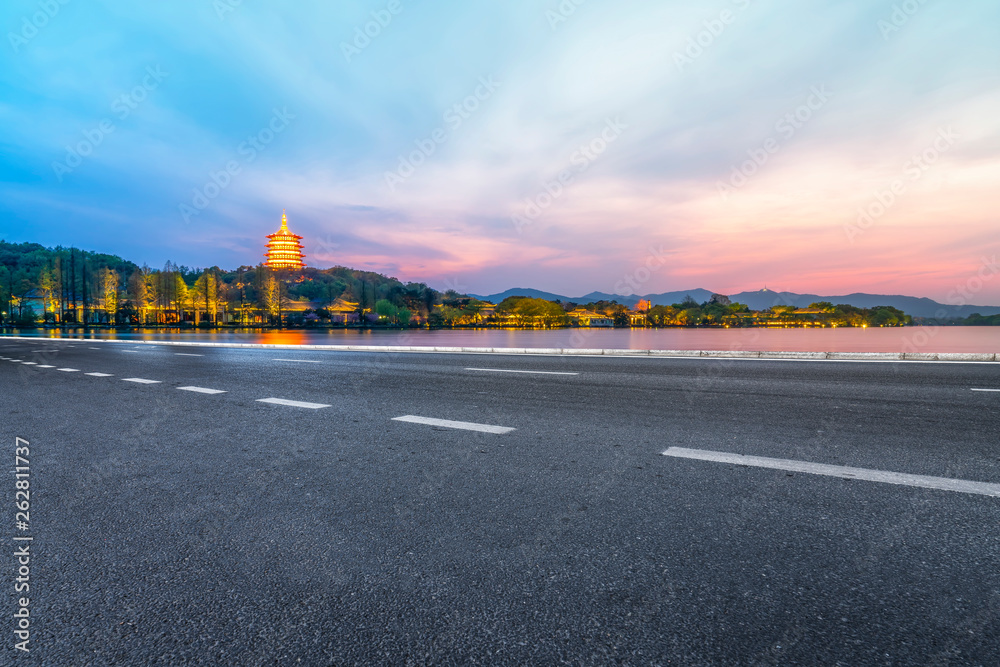 Natural Landscape of Road and Landscape Scenery..