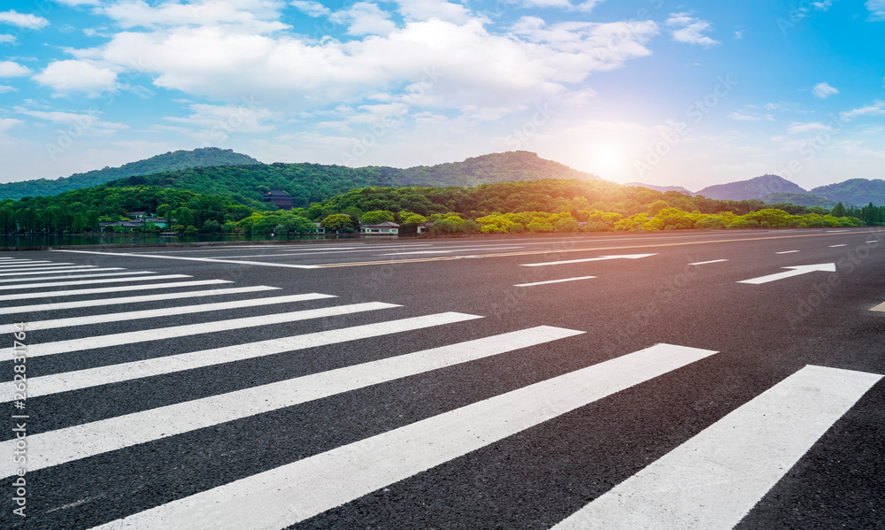 道路自然景观与景观景观……