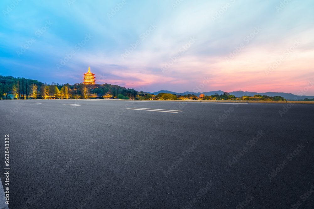 道路自然景观与景观景观……