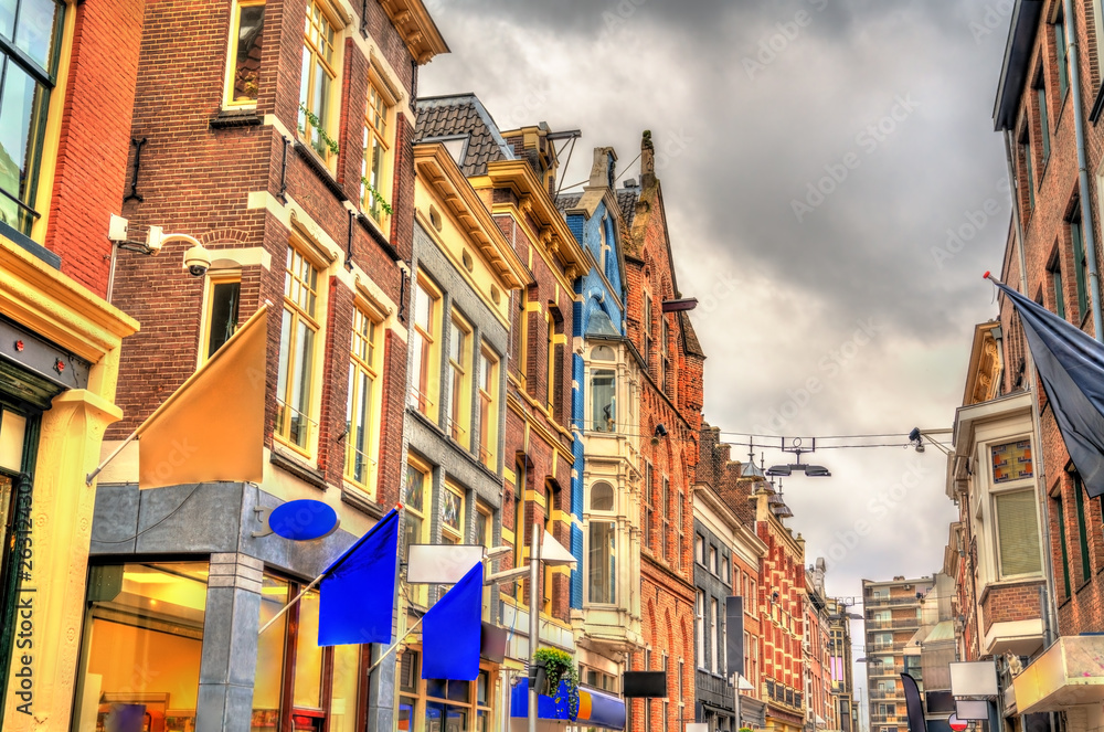 Traditional houses in Arnhem, Netherlands