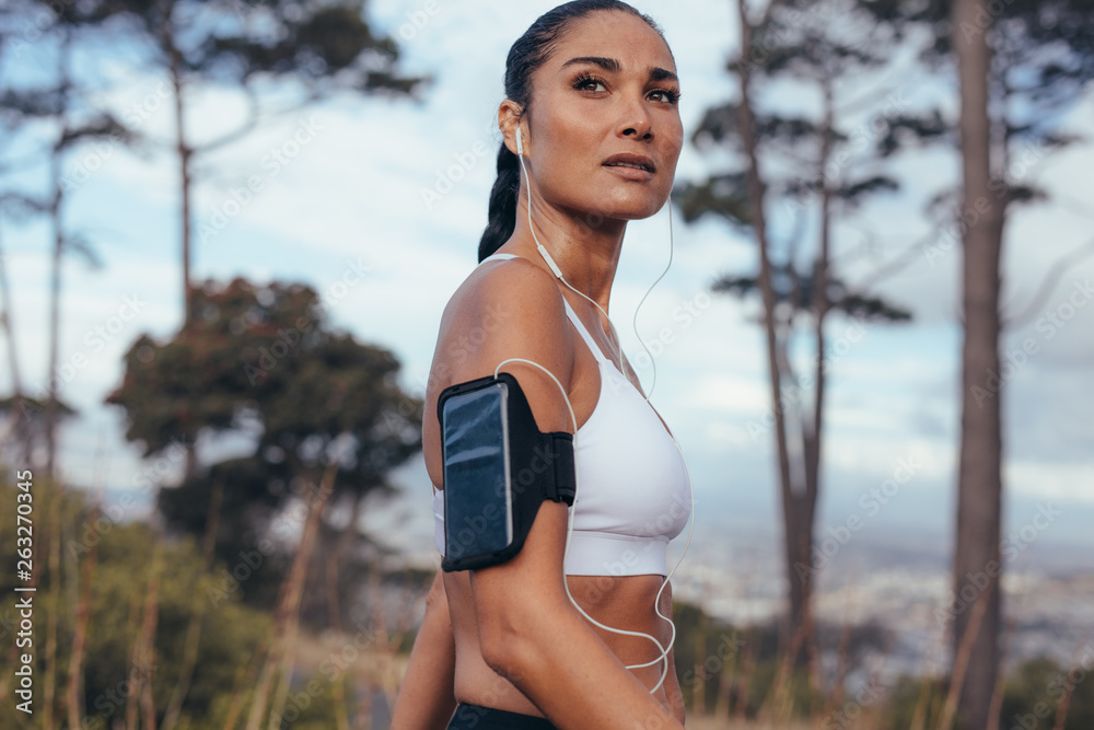 Fitness woman on morning workout