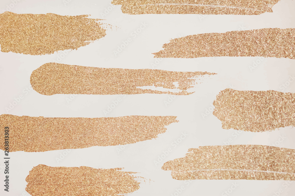 Gold glitter streak background