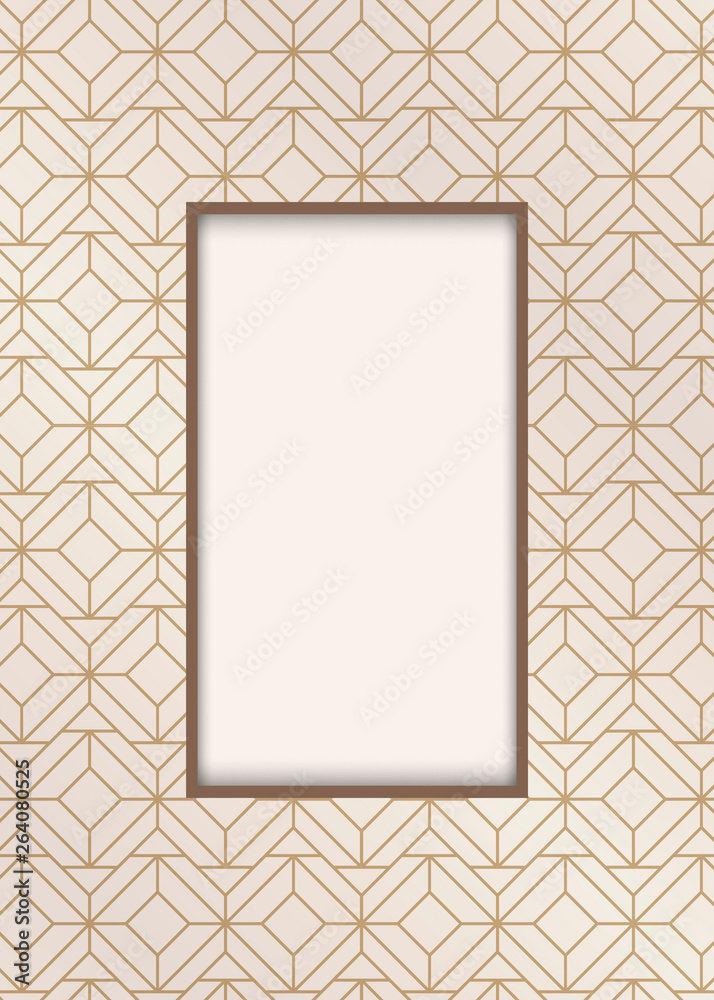 Gatsby patterned frame