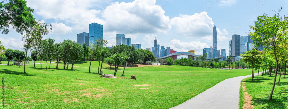 Shenzhen Lianhuashan Park Panorama