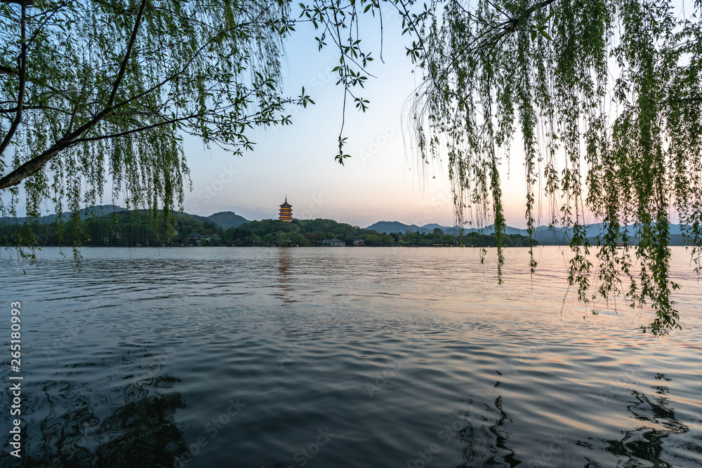 leifeng pagoda in hangzhou china