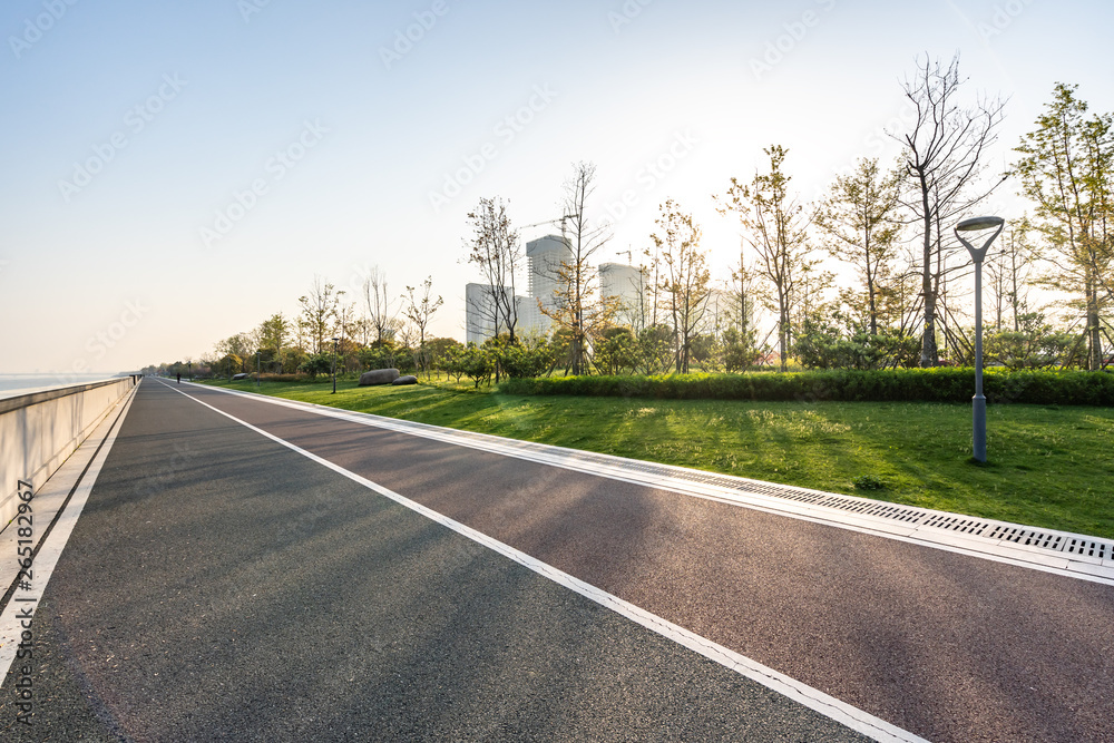 road in park