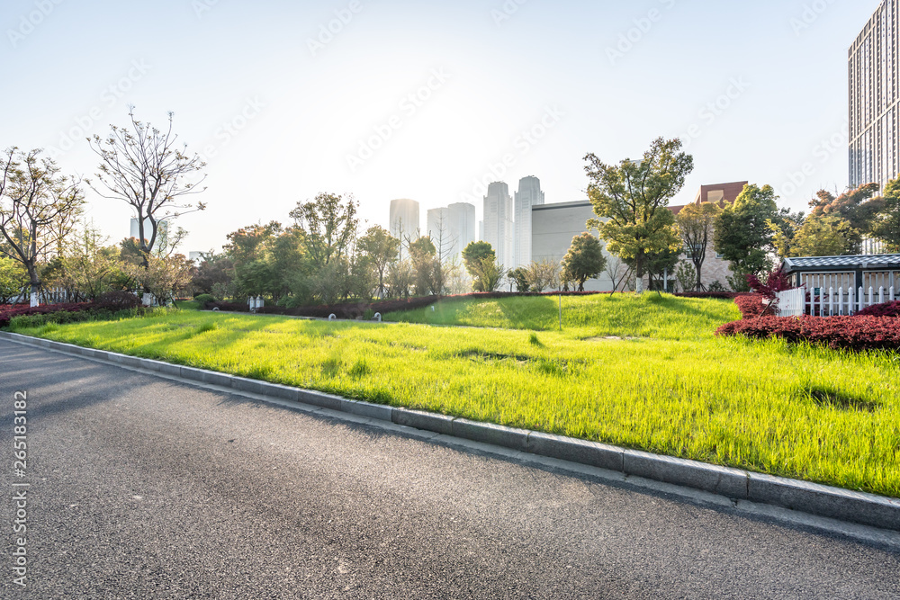 road in park