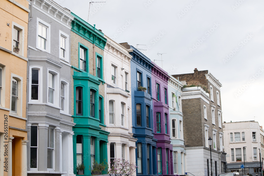 Notting Hill architecture details in Lodon