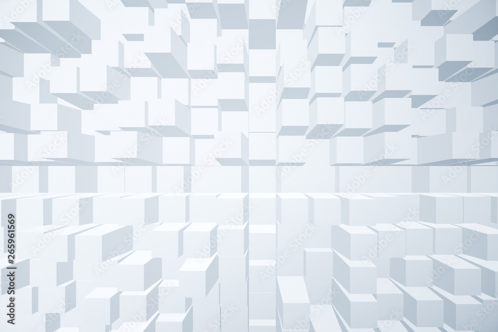 Modern cubes background