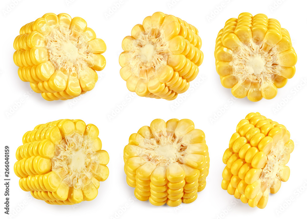 Corn isolated Clipping Path