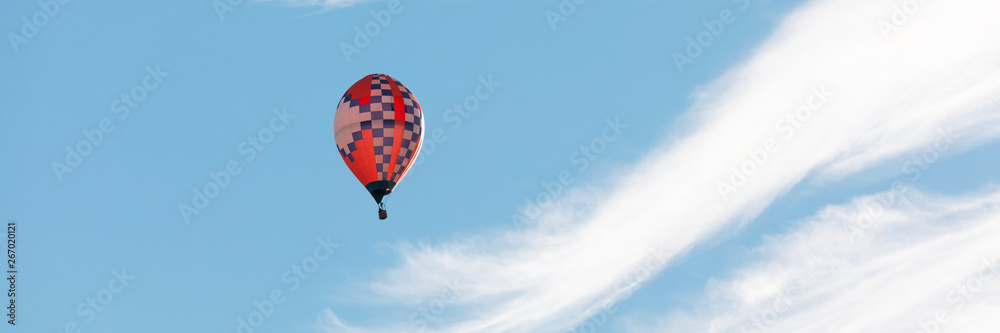 hot air balloon in the sky