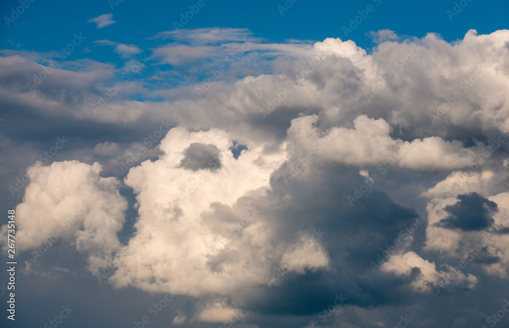 Abstract natural background with clouds