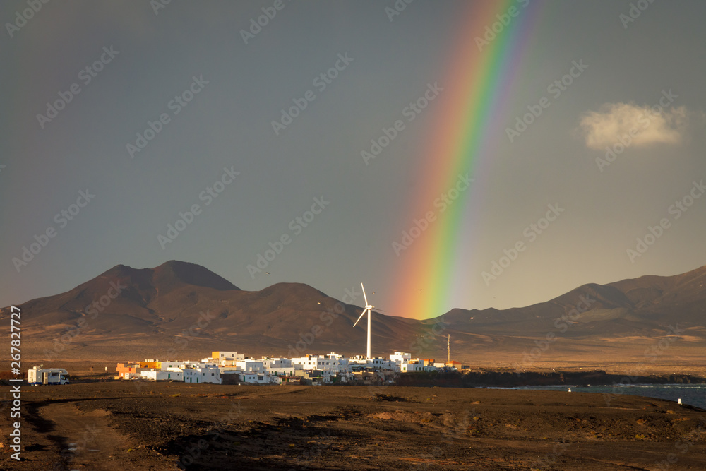 Afternoon after rain at Fuerteventura 