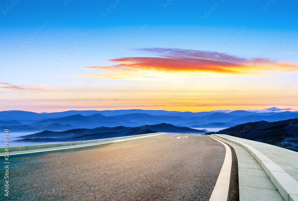 Highway in the mountains