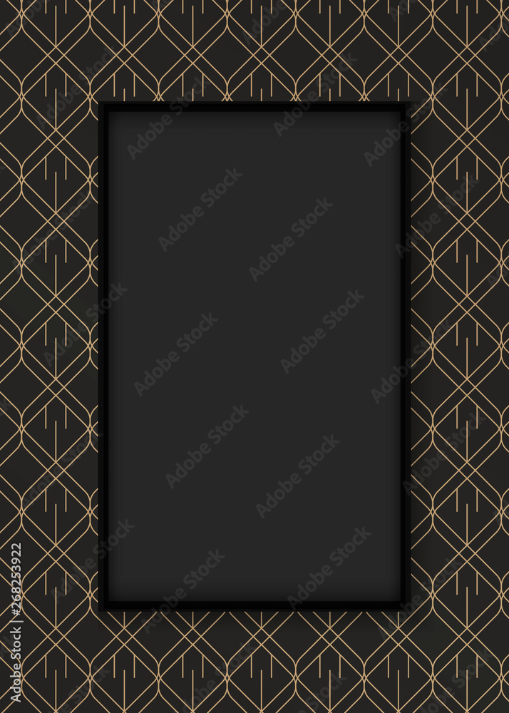 Gatsby patterned frame