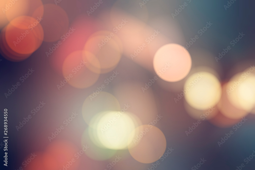 Festive blurred lights