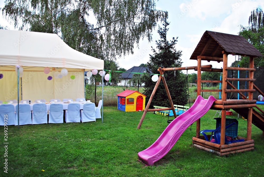 tent in the park