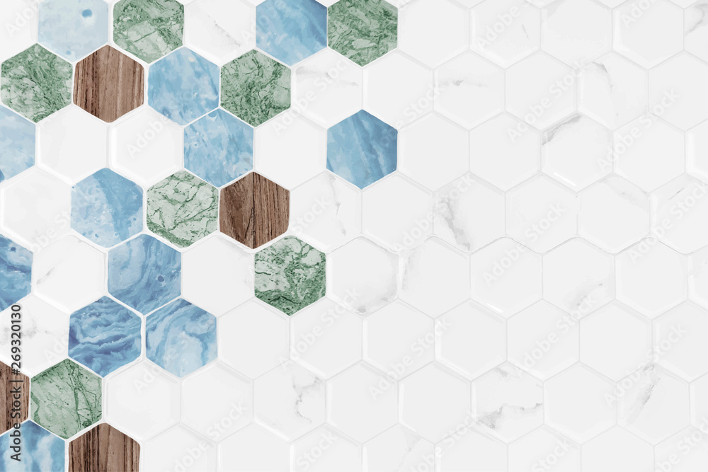 Marble geometric background