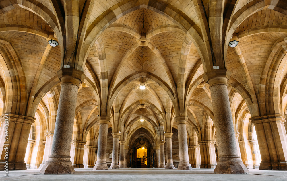 GlThe Cloisters（也称为The Undercroft）-格拉斯哥大学主校区的标志性部分