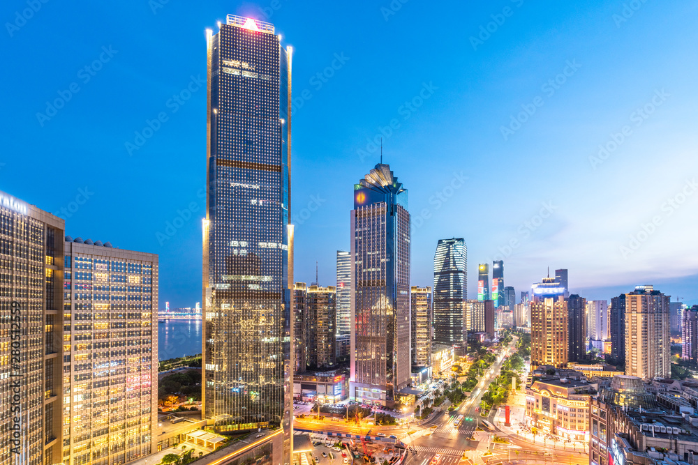 hong kong at night