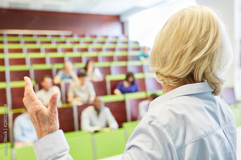 University training lessons with teacher