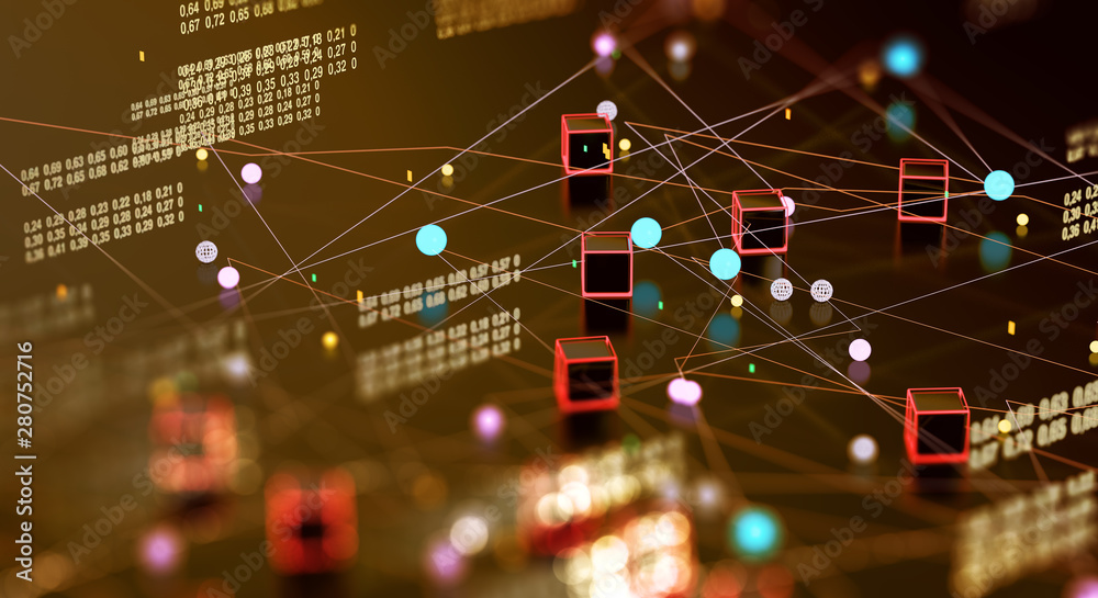 Fondo tecnológicos y científicos: Ingeniería informática y concepto de cadena de bloques. Big data y