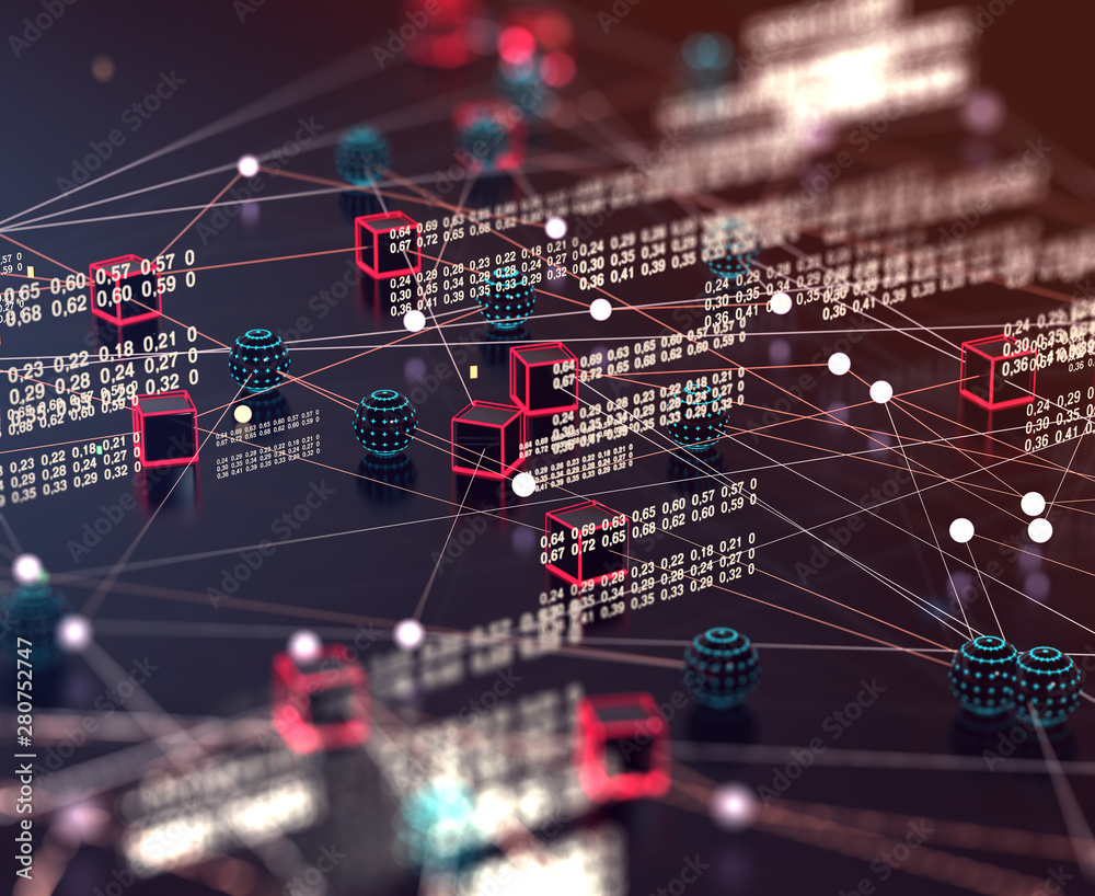 Fondo tecnológicos y científicos: Ingeniería informática y concepto de cadena de bloques. Big data y