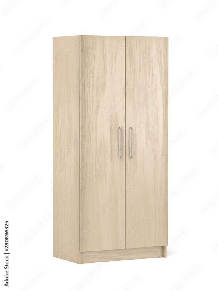 Wooden wardrobe